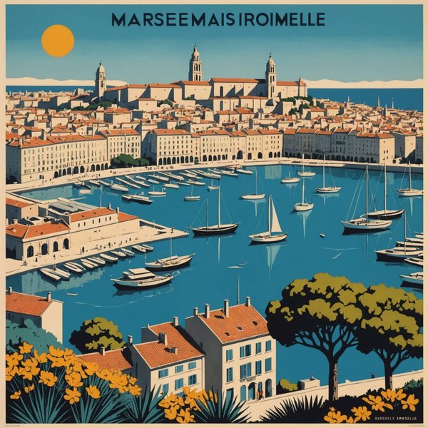Découvrez l'Art de Marseille : Top des Meilleures Illustrations et Affiches Décoratives - La Provençale de Décoration