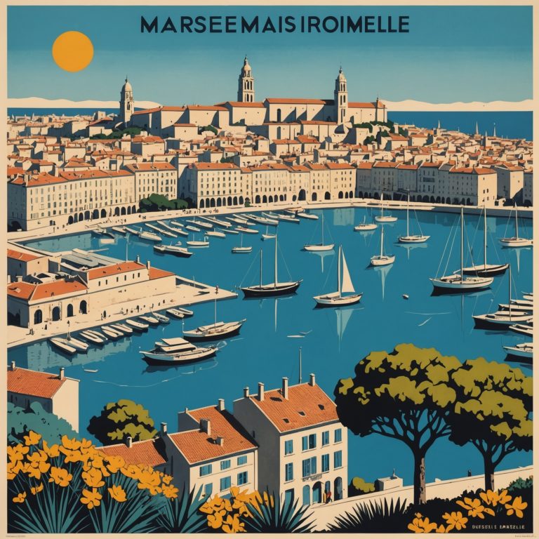 Découvrez l’Art de Marseille : Top des Meilleures Illustrations et Affiches Décoratives – La Provençale de Décoration